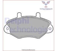 LP767 Kit pastiglie pattini freno Delphi Anteriore per FORD TRANSIT