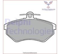 LP770 Kit pastiglie pattini freno Delphi Anteriore per AUDI 80 SEAT TOLEDO I IB