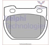 LP777 Kit pastiglie pattini freno Delphi Posteriore per LAND ROVER DEFENDER