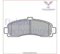 Set di pastiglie freno DELPHI LP779, fronte