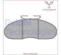 LP828 Kit pastiglie pattini freno Delphi Anteriore per NISSAN L-Serie TRADE ECO
