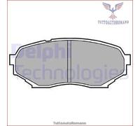 LP934 Kit pastiglie pattini freno Delphi Anteriore per MAZDA MX-5