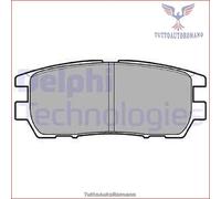 LP954 Kit pastiglie pattini freno Delphi Posteriore per MITSUBISHI PAJERO II I