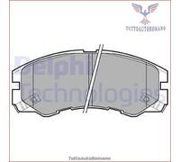 LP964 Kit pastiglie pattini freno Delphi Anteriore per ISUZU TROOPER OPEL MONTE