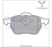 Set di pastiglie freno DELPHI LP978, fronte