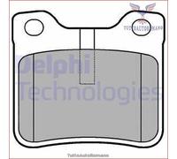 LP991 Kit pastiglie pattini freno Delphi Posteriore per PEUGEOT 607 406
