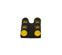 LPA TACCA MIRINO per Fucile da Caccia Fibra Ottica Rosso Verde Giallo (Giallo Diametro 3)