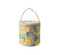 LPACXBYD Borsa Porta Lana Empty Small Yarn Storage Bag Lemon Yellow Knitted Wool Bags Portable Travel Organize for Crochet Hook And Sewing Tools(Empty Bag)
