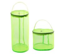 LPACXBYD Borsa Porta Lana Portable Yarn Storage Bag Hollow Mesh Knitting Crochet Organizer for Weaving Tools Sewing Accessories DIY Craft Basket(Green,L)