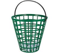 LPACXBYD Cestino Palline Golf 100Pcs Golf Ball Basket Rust Proof Stackable Range Bucket with Swivel Handle for Outdoor Use Heavy Duty Carrier Green