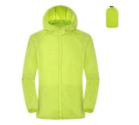 LPACXBYD Giacca Anti UV Cappotto di Protezione Solare Impermeabile da Donna alla Moda AntiGraffio Giacca Coppia Antirughe con Cappuccio for Il Lavoro(Green,3XL)