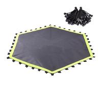 LPACXBYD Trampoline Replacement Mat Round Jumping Cloth Waterproof Trampoline Mats with Round Elastic Rop Fits 40/50in Trampoline per Il Gioco e l'esercizio(48inch 1)