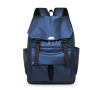 LPACXBYD Zaino impermeabile in PU, alla moda, for campus e giovani, for studenti universitari per Sport Lavoro Viaggio(Blue)