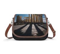 LPAGBCNU Parthenon Borse a tracolla per le donne cinghie rimovibili e chiusura con cerniera borse a tracolla in pelle borse da donna pochette