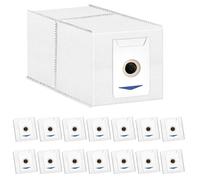 LPAMABA 15 Pz Sacchetti Antibatterici per Aspirapolvere Compatibili con Ecovacs Deebot T30 Omni / T30 Pro Omni,Sacchetti di Polvere Ricambio, 3L Grande Capacità