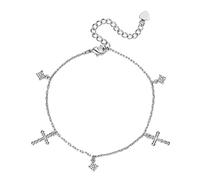 LParkin Bracciali Amicizia Sorelle/Bracciale Con Croce Charms/Regali Amica/Idee Regalo Compleanno Originali