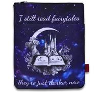LParkin Custodia per libro con cerniera, custodia protettiva per libri in tessuto lavabile per amanti del romanticismo, 27,9 x 21,9 cm, idea regalo