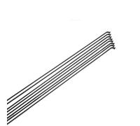 LPATEBCVU Bike Raggi Originale 10 Pz/Lotto 14G 2.0 Triplo Spessore Mountain Bike Bici da Strada Raggio della Bicicletta in Acciaio Inox Raggio Nero 4.5g(J-Bend 274mm)