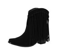 LPATEBCVU Cowboy Western Boots Women's Fringe Ankle