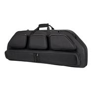 LPATEBCVU Custodia Per Arco Compound Borsa for arco rigido con puleggia for composto di grande capacità che può essere portata a mano a spalla for e frecce disponibile all'aperto(Black)