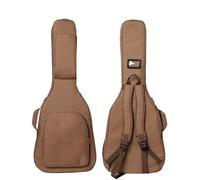 LPATEBCVU Custodia Per Chitarra 1 pz Borsa for chitarra 20mm ispessimento Custodia Zaino Copertura Interno Addensare Spugna Pad(Brown,38-39inch)