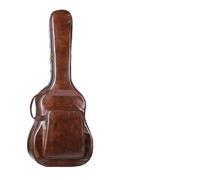 LPATEBCVU Custodia Per Chitarra Zaino for chitarra classica da 40/41 pollici in pelle PU spessa impermeabile, borsa for il trasporto, custodia for, accessori for strumenti musicali(Brown)