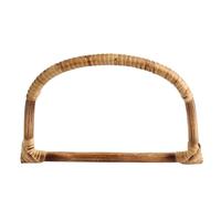 LPATEBCVU Manici in Vero Rattan for di Borse | For le cinghie della maniglia della borsa tessuta della borsa, sostituisci la maniglia Dee in rattan fai-da-te
