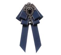 LPATEBCVU Papillon Uomo Cravatta a Farfalla Classica Uniforme da Donna, Cravatta a Fiocco, con Strass, Corpetto(Color5)