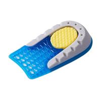 LPATEBCVU Solette Aumento Altezza Solette for Piedi Modelli for Aumento Altezza Donna Uomo Coppe for Tallone in Gel di Silicone Pad Suola in Crescita Inserto for Scarpa elevatore(Yellow,2.5CM)