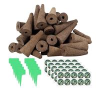 LPATEBCVU Spugne per Coltivazione Kit di baccelli Semi da 110 Pezzi for sistemi Coltivazione idroponica spugne for all'aperto assorbenti for l'avviamento for Interni Facili Usare