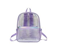 LPATEBCVU Zaino Trasparente Borsa a tracolla in PVC Zaino Mochila Bolsos De Mujer Borse for borsa da scuola for donna(Purple)