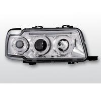 LPAU29 Fari Fanali Anteriori Audi 80 91-96 Angel Eyes cromo TuningShop-TT