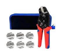 LPAYBCFO SN2549 Crimping Pliers Kit for Multiple Terminal Types (Tab, Tubular, PV, Insulated, 2.54mm Pitch)(Sn2549 with 6jaws)