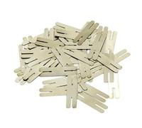 LPAYBCFO Strisce di Acciaio nichelato for Saldatura a Punti di pacchi Batteria, 100 Pezzi/Lotto, 0,2x30x8 mm