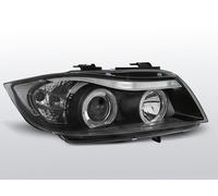 LPBM76 COPPIA FARI ANTERIORI ANGEL EYES A LED BMW E90 E91 05-08 nero TuningShop-