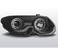 LPCH14 COPPIA FARI ANTERIORI CHRYSLER 300 M 99-04 ANGEL EYES NERO TuningShop-TT