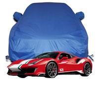LPCQS Telo Copriauto Compatibile per Ferrari 488 Pista Piloti Ferrari, Anti Neve/Graffio/UV Tutte Le Stagioni Protezione Oxford Copertura,Blue