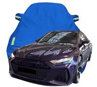 LPCQS Telo Copriauto per Audi RS7 Sportback, Anti-Neve Graffio UV Copertura Tutte Le Stagioni Protezione Oxford Telone per Auto,Blue-Plus-Cotton