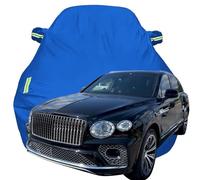 LPCQS Telo Copriauto per Bentley Bentayga, Anti-Neve Graffio UV Copertura Tutte Le Stagioni Protezione Oxford Telone per Auto,Blue-Plus-Cotton
