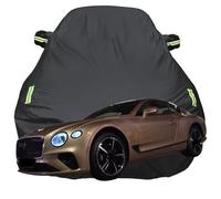 LPCQS Telo Copriauto per Bentley Continental GT, Anti-Neve Graffio UV Copertura Tutte Le Stagioni Protezione Oxford Telone per Auto,Black-Plus-Cotton