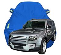 LPCQS Telo Copriauto per Land Rover Defender 130, Anti-Neve Graffio UV Copertura Tutte Le Stagioni Protezione Oxford Telone per Auto,Blue-Plus-Cotton