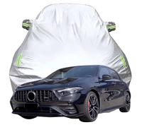 LPCQS Telo Copriauto per Mercedes-AMG A35, Anti-Neve Graffio UV Copertura Tutte Le Stagioni Protezione Oxford Telone per Auto,Silver-Plus-Cotton