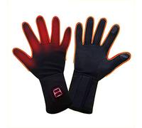 LPCRILLY Guanti riscaldati elettrici Ricaricabili per le mani artritiche, guanti ultra caldi per le mani in moto o in bicicletta per la pesca allo sci toccabili sullo schermo Le Noir taglia(L)