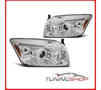 LPDO19 FARI FANALI ANTERIORI DODGE CALIBER 06-12 ANGEL EYES CHROME TuningShop-TT