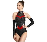 Lpdshaa Donna Costume Regina Poker Il Gioco Ruolo Senza Maniche Da Circo | Alta Elasticità,Aspetto Drammatico Un Mondo Meraviglioso,Costumi Per Halloween Per Donne,Feste A Tema,Natale,Di Compleanno