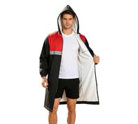 Lpdshaa Donna Sweatshirt Uomo Poncho Surf Con Cappuccio Giacca Felpa Senza Cappuccio Grigio Giacca Anti Vento Il Surf Felpa Leggera Sport Nero XXL