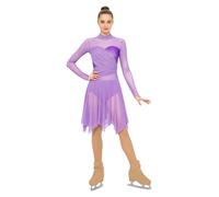 Lpdshaa Donna Vestito Pattinaggio Artistico da Danza di per Lirica Latina | Alto Collo,Pratica Pattinaggio,Dal Studio Al Palco,Piccole Esibizioni,Balletto,Training,Recital Di Danza,Saggio,Festa