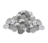 LPERTGFHU Bottoni da 44 mm, set da 500 pezzi, in metallo/plastica | Ideali per progetti creativi fai da te, facili da montare, leggeri e robusti