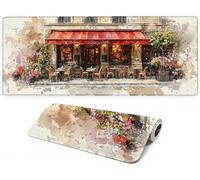 Lpfieonn Fiore Gaming Mouse Pad, 160x80cm PF-2906 | Multicolore Waterproof Mousepad, Large Tappetino Scrivania Stitched Design, for Mouse and Keyboard
