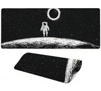 Lpfieonn Universo Tappetino Mouse XXL, 100x50cm- Tappetino Scrivania Gaming Extralarge, Paesaggio Mouse Pad XXL, Sottomano Scrivania con Base in Gomma Antiscivolo, Bordi Cuciti PF-2160